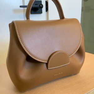 Polene Numero Un NANO Handbag in Smooth Camel (small version)